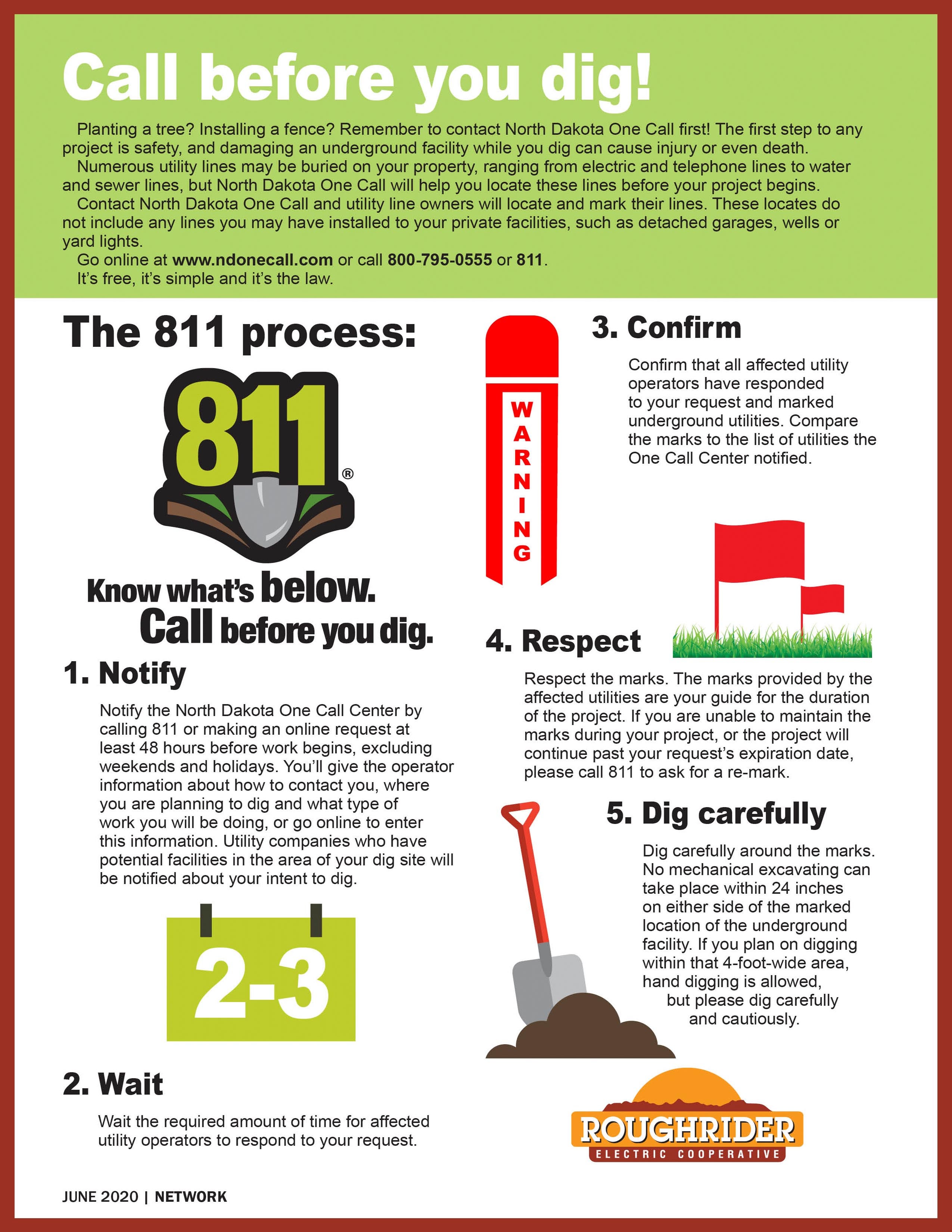Call Before You Dig Process
