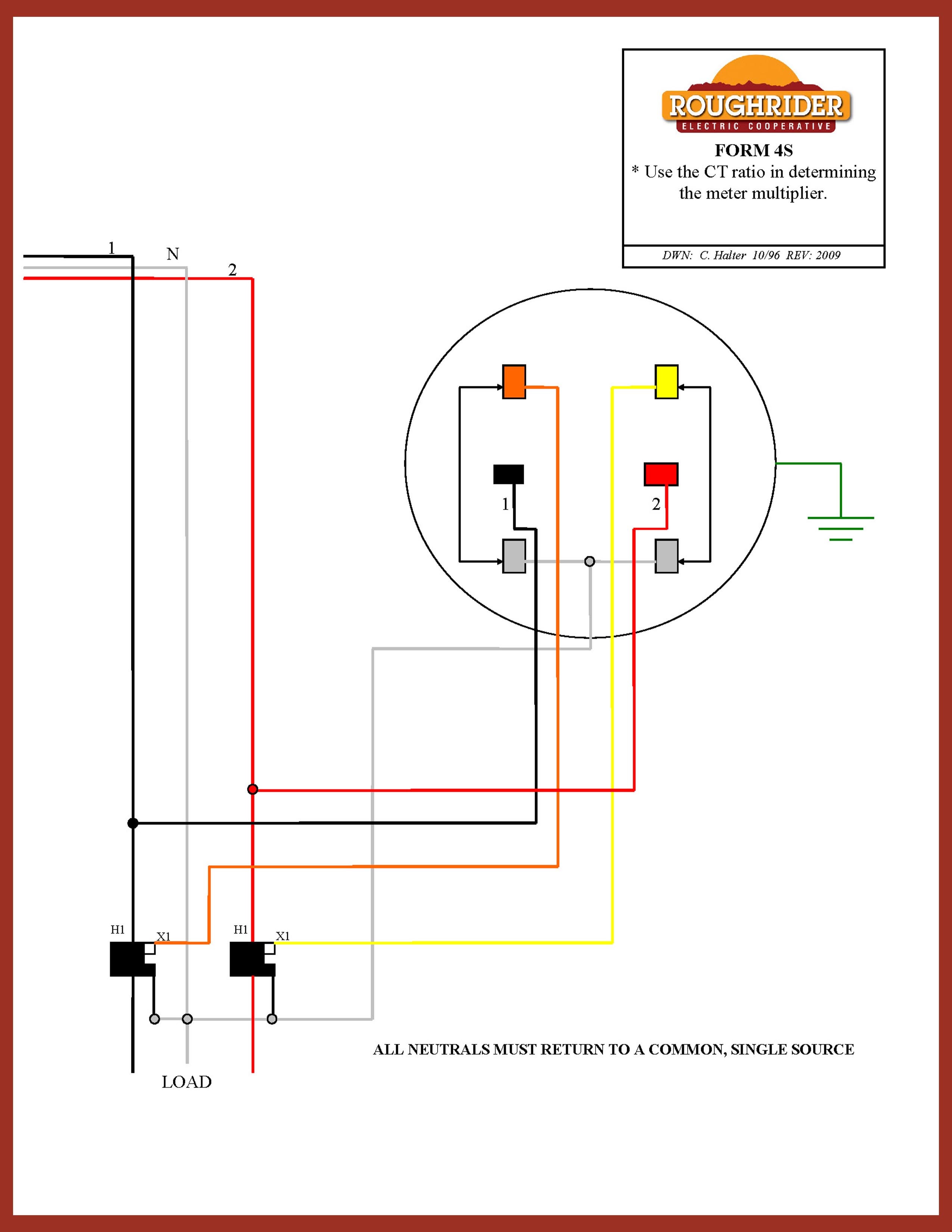 Electric Meter Diagram